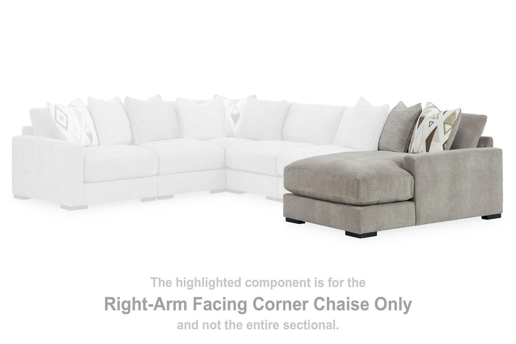 Aslan Court Sectional with Chaise - Furniture 4 Less (Jacksonville, NC)