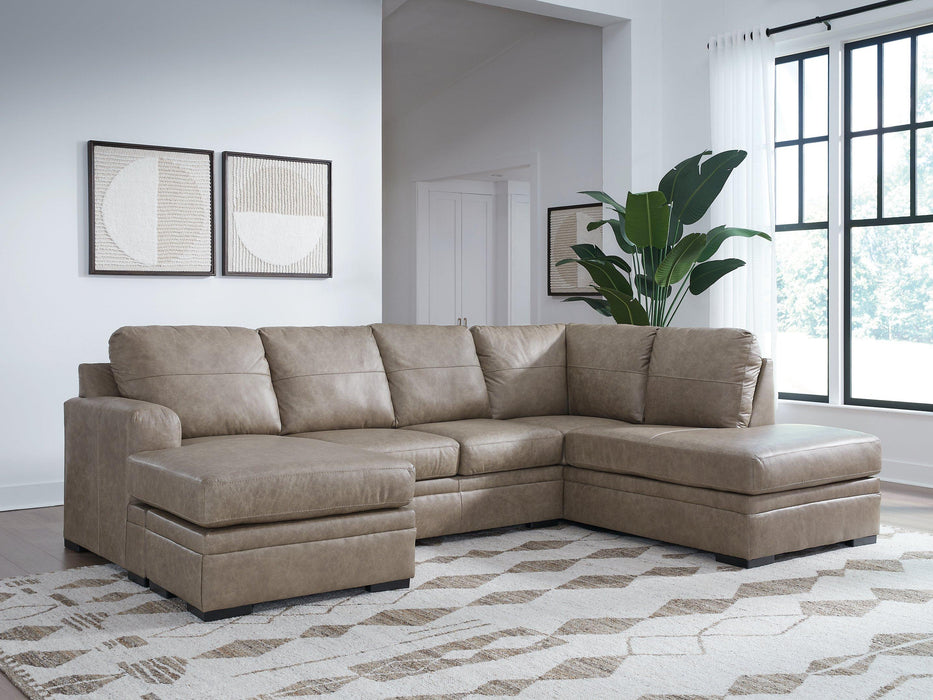 Amuleto Sectional with Chaise - Furniture 4 Less (Jacksonville, NC)