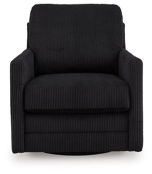 Icaman Swivel Accent Chair - Furniture 4 Less (Jacksonville, NC)