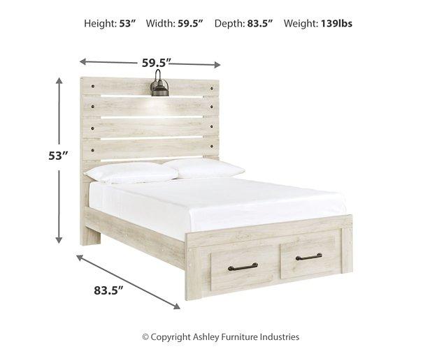 Cambeck Bed with 2 Storage Drawers - Furniture 4 Less (Jacksonville, NC)