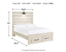Cambeck Bed with 2 Storage Drawers - Furniture 4 Less (Jacksonville, NC)