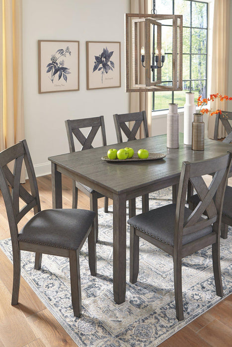 Caitbrook Dining Table and Chairs (Set of 7) - Furniture 4 Less (Jacksonville, NC)