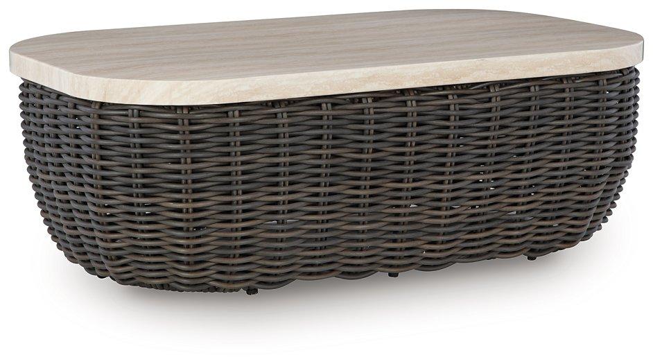 Kimora Outdoor Coffee Table - Furniture 4 Less (Jacksonville, NC)