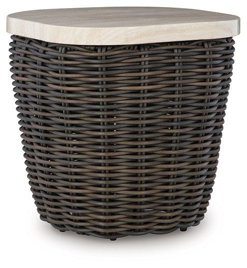 Kimora Outdoor End Table - Furniture 4 Less (Jacksonville, NC)