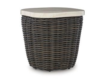 Kimora Outdoor End Table - Furniture 4 Less (Jacksonville, NC)
