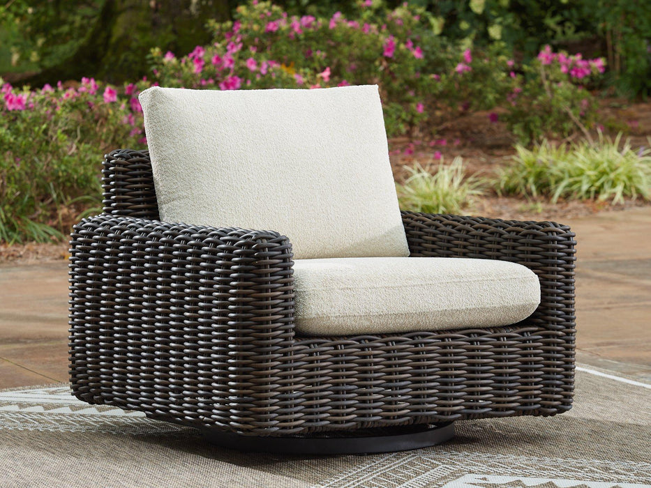 Kimora Outdoor Swivel Lounge Chair - Furniture 4 Less (Jacksonville, NC)
