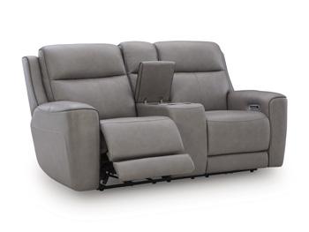 5Z-Comfort Power Reclining Loveseat with Console - Furniture 4 Less (Jacksonville, NC)