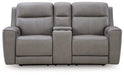 5Z-Comfort Power Reclining Loveseat with Console - Furniture 4 Less (Jacksonville, NC)