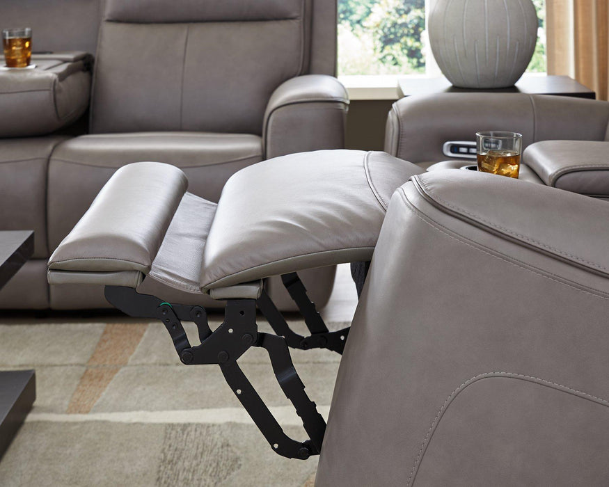 5Z-Comfort Power Reclining Loveseat with Console - Furniture 4 Less (Jacksonville, NC)