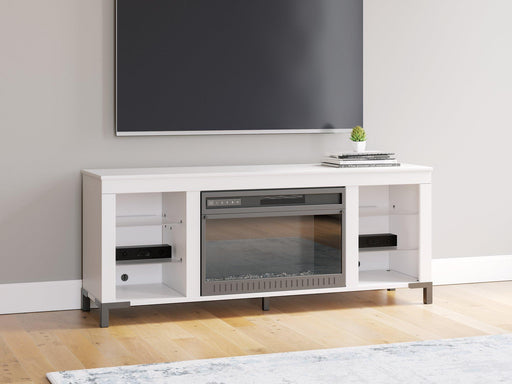 Brollevi 60" TV Stand with Electric Fireplace - Furniture 4 Less (Jacksonville, NC)