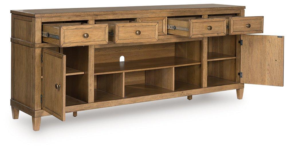 Sharlance 81" TV Stand - Furniture 4 Less (Jacksonville, NC)