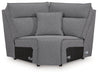 Modmax Reclining Sectional with Console - Furniture 4 Less (Jacksonville, NC)