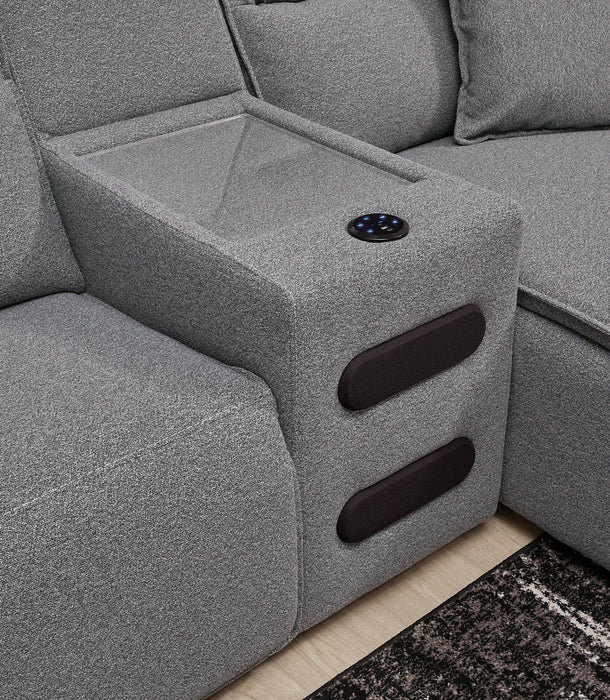 Modmax Power Reclining Sectional - Furniture 4 Less (Jacksonville, NC)
