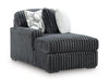 Midnight-Madness Sectional with Chaise - Furniture 4 Less (Jacksonville, NC)