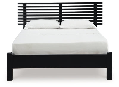 Danziar Queen Slat Bed - Furniture 4 Less (Jacksonville, NC)