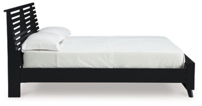 Danziar Queen Slat Bed - Furniture 4 Less (Jacksonville, NC)