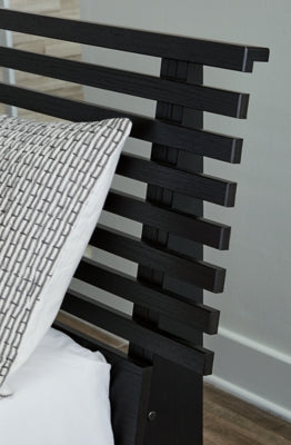 Danziar Queen Slat Bed - Furniture 4 Less (Jacksonville, NC)