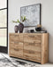 Hyanna Dresser and Mirror - Furniture 4 Less (Jacksonville, NC)