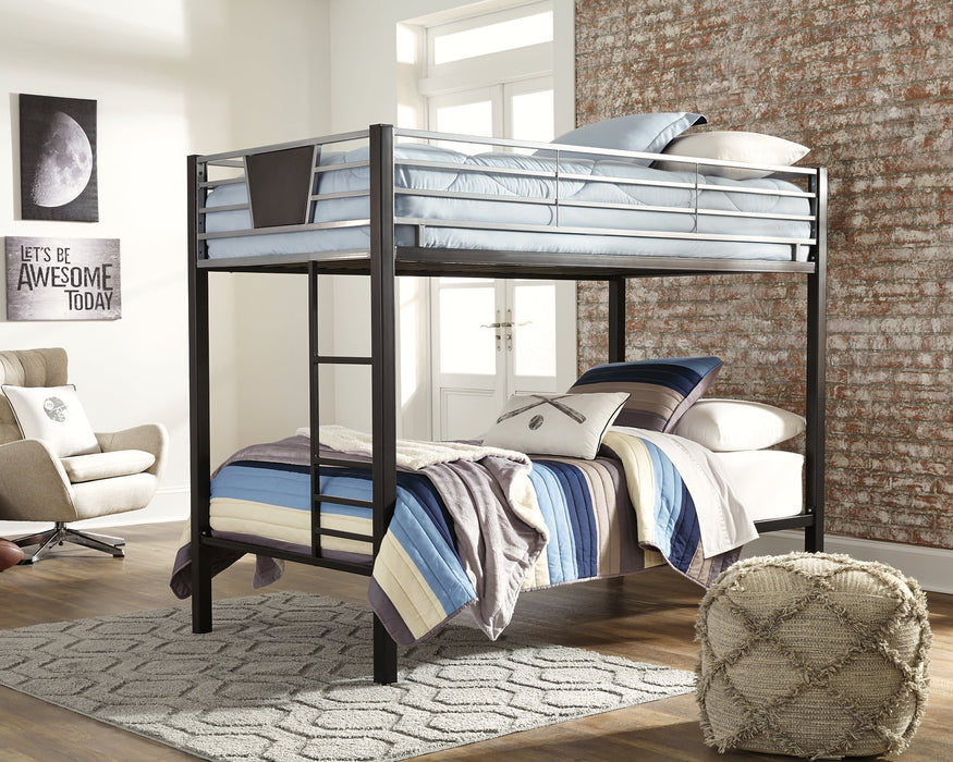 Dinsmore Bunk Bed with Ladder - Furniture 4 Less (Jacksonville, NC)