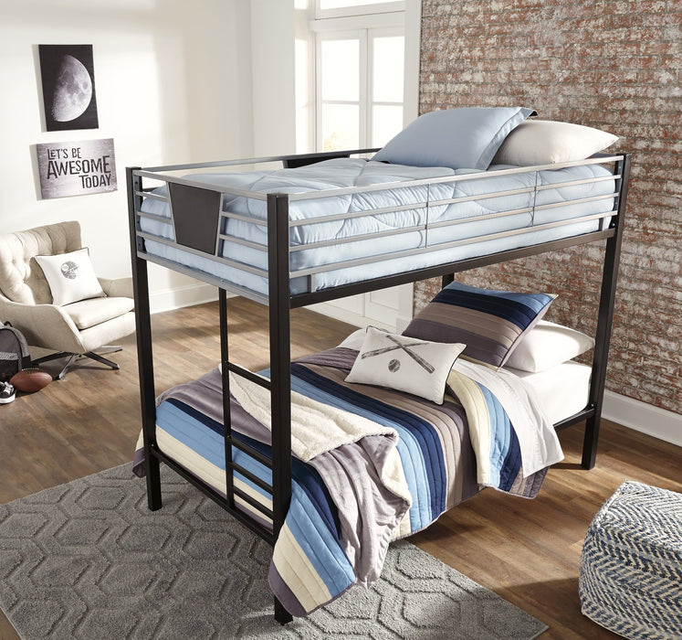 Dinsmore Bunk Bed with Ladder - Furniture 4 Less (Jacksonville, NC)