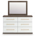 Kendanport Dresser and Mirror - Furniture 4 Less (Jacksonville, NC)