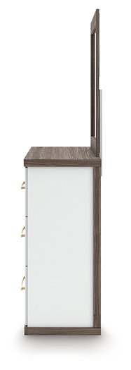 Kendanport Dresser and Mirror - Furniture 4 Less (Jacksonville, NC)