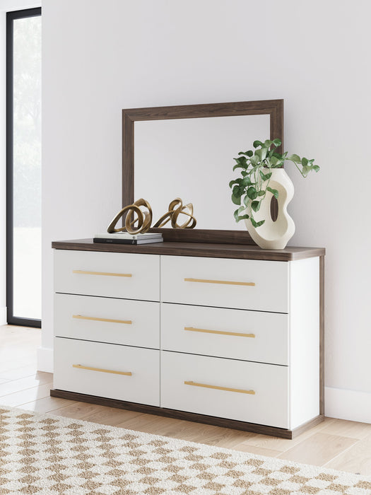 Kendanport Dresser and Mirror - Furniture 4 Less (Jacksonville, NC)