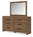 Broachmyn Dresser and Mirror - Furniture 4 Less (Jacksonville, NC)