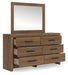 Broachmyn Dresser and Mirror - Furniture 4 Less (Jacksonville, NC)