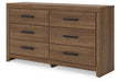 Broachmyn Dresser and Mirror - Furniture 4 Less (Jacksonville, NC)