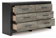 Broachmyn Dresser and Mirror - Furniture 4 Less (Jacksonville, NC)