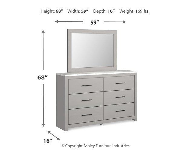 Cottonburg Dresser and Mirror - Furniture 4 Less (Jacksonville, NC)