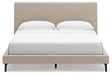 Cielden Upholstered Bed with Roll Slats - Furniture 4 Less (Jacksonville, NC)