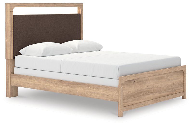 Kinlanni Upholstered Bed - Furniture 4 Less (Jacksonville, NC)