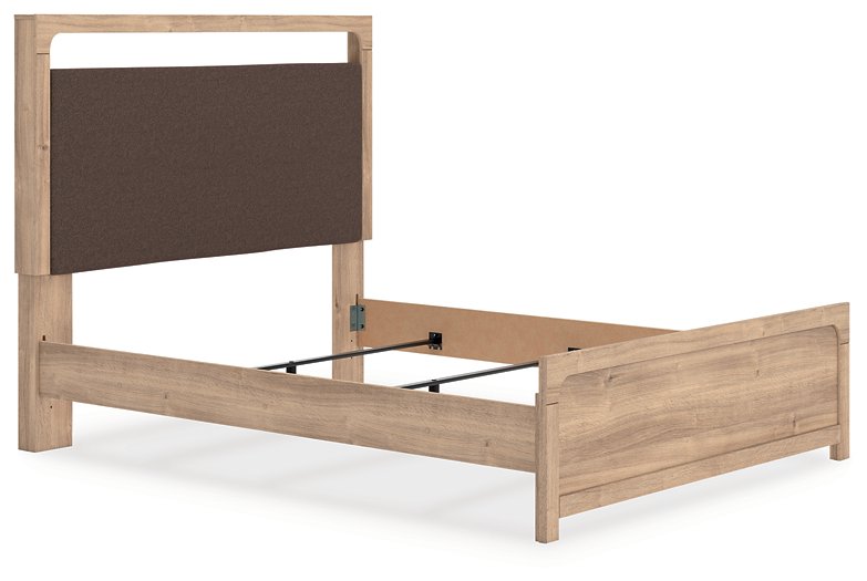 Kinlanni Upholstered Bed - Furniture 4 Less (Jacksonville, NC)
