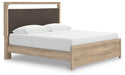 Kinlanni Upholstered Bed - Furniture 4 Less (Jacksonville, NC)