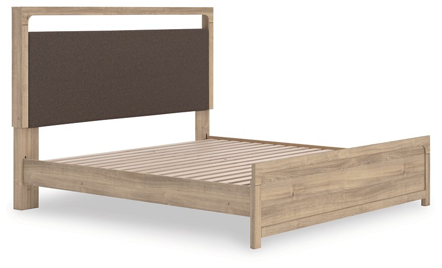 Kinlanni Upholstered Bed - Furniture 4 Less (Jacksonville, NC)