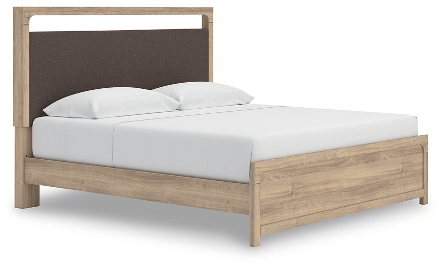 Kinlanni Upholstered Bed - Furniture 4 Less (Jacksonville, NC)