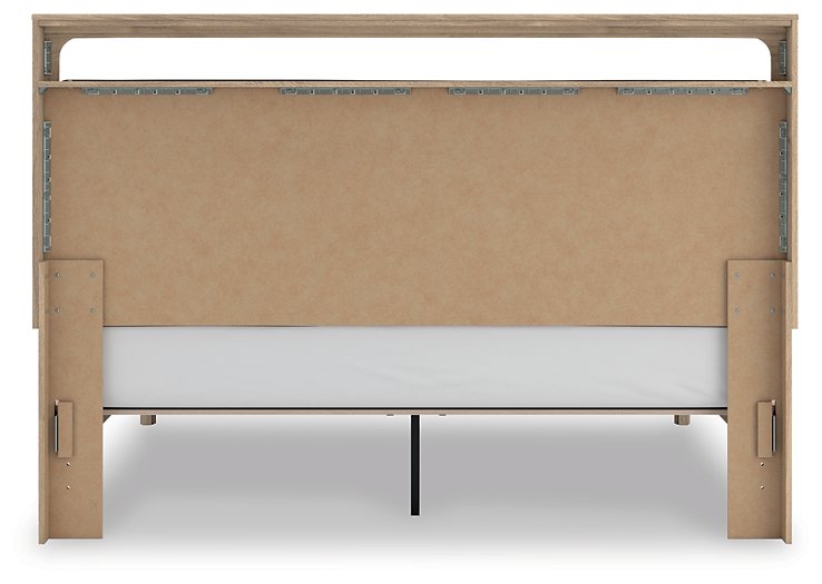 Kinlanni Upholstered Bed - Furniture 4 Less (Jacksonville, NC)