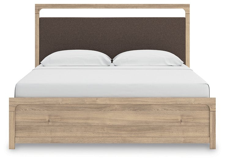 Kinlanni Upholstered Bed - Furniture 4 Less (Jacksonville, NC)