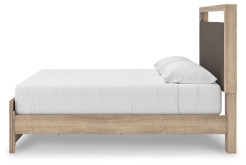 Kinlanni Upholstered Bed - Furniture 4 Less (Jacksonville, NC)