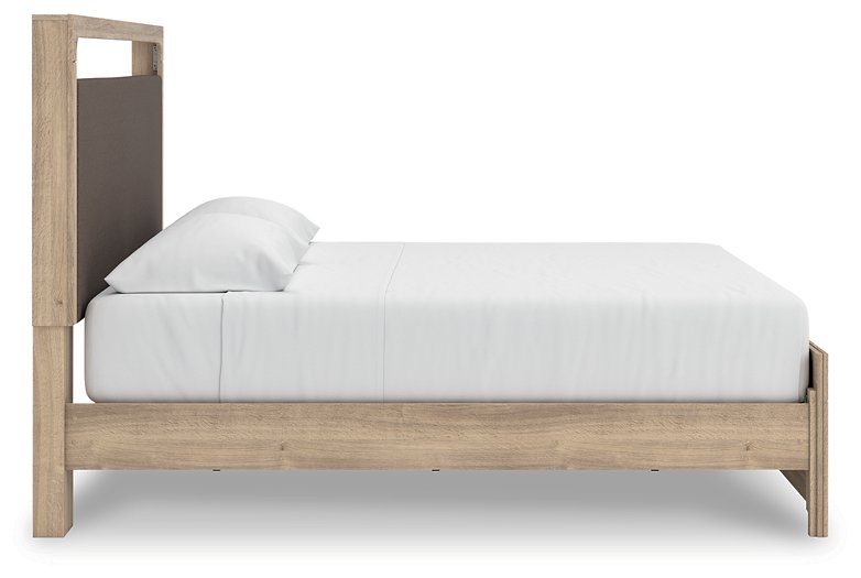 Kinlanni Upholstered Bed - Furniture 4 Less (Jacksonville, NC)
