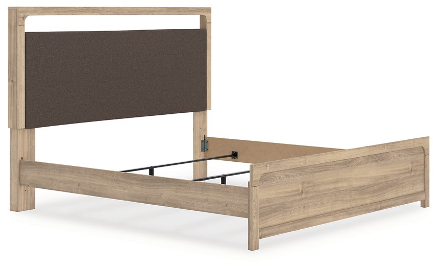 Kinlanni Upholstered Bed - Furniture 4 Less (Jacksonville, NC)