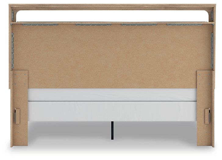 Kinlanni Upholstered Bed - Furniture 4 Less (Jacksonville, NC)