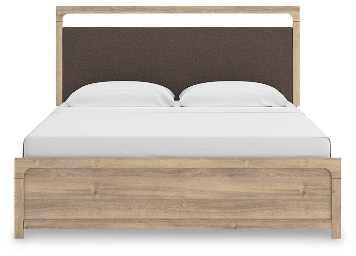 Kinlanni Upholstered Bed - Furniture 4 Less (Jacksonville, NC)