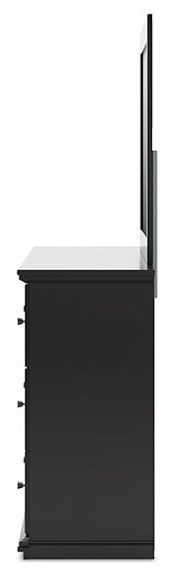 Maribel Dresser and Mirror - Furniture 4 Less (Jacksonville, NC)