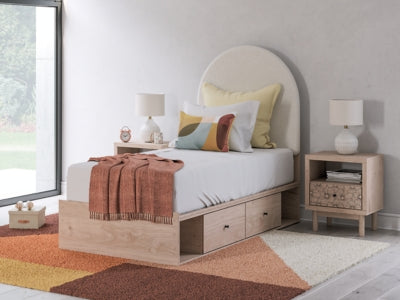 Arloster Upholstered Bed - Furniture 4 Less (Jacksonville, NC)