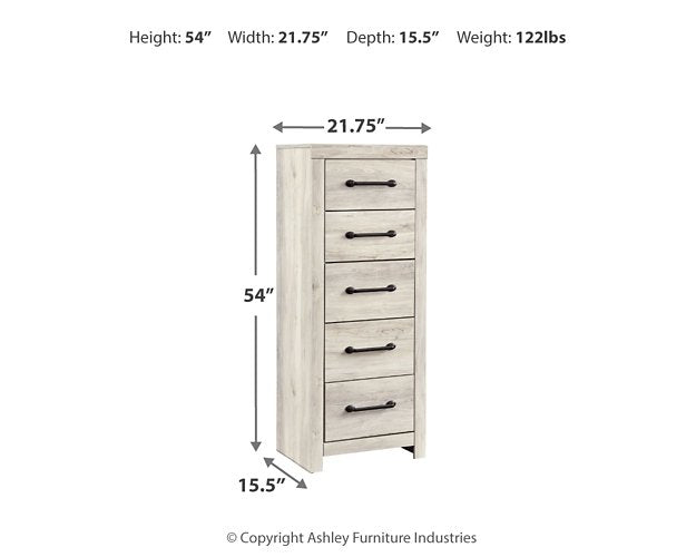 Cambeck Narrow Chest of Drawers - Furniture 4 Less (Jacksonville, NC)