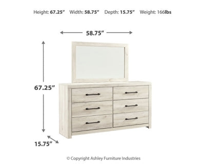 Cambeck Dresser and Mirror - Furniture 4 Less (Jacksonville, NC)