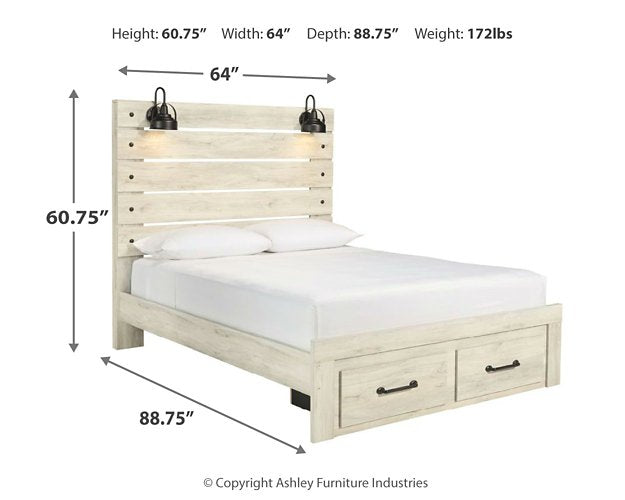 Cambeck Bed with 2 Storage Drawers - Furniture 4 Less (Jacksonville, NC)